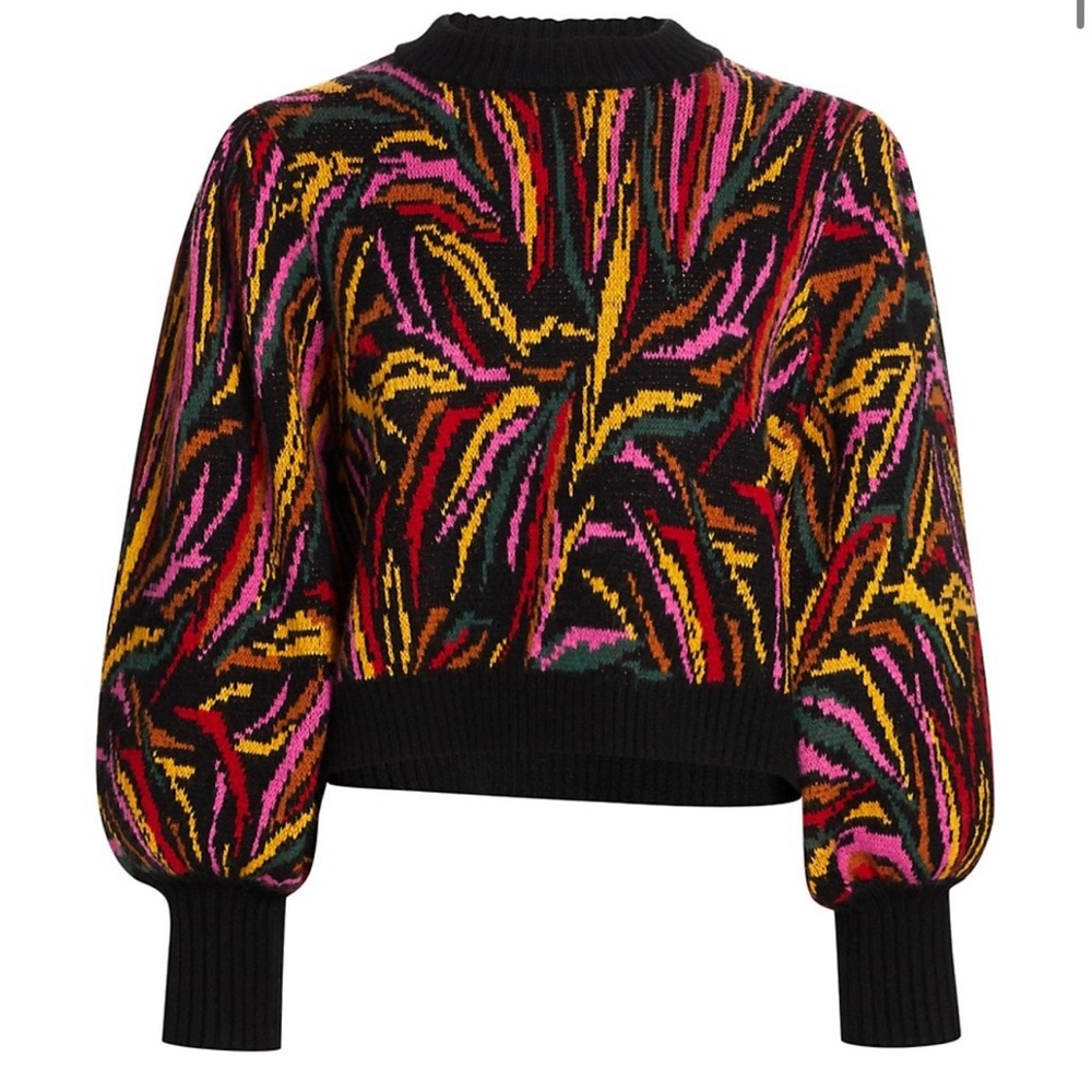 Shiny zebra sweater